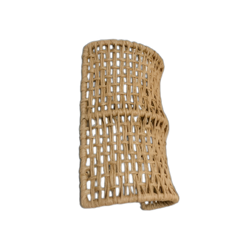 APLIQUE 1 LUZ E27 20x30CM KRAFT TOSTADO